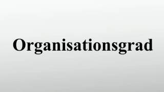 Organisationsgrad [upl. by Yrral]