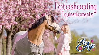 Lia amp Alfi  Fotoshooting mit Kirschblüten  Equinemoments Pferdefotografie [upl. by Georgianna787]