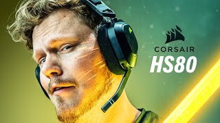 Corsair HS80 Review  The BEST Wireless Microphone [upl. by Michaella112]