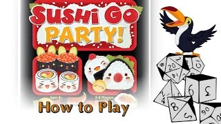 Sushi Go Party  How to play [upl. by Ylrebmik]