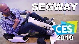 SEGWAY at CES 2019 Ninebot Gokart Loomo Drift W1 eSkates and more [upl. by Tegan]