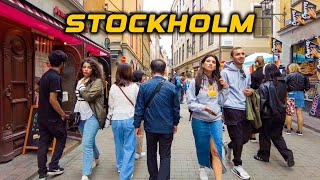 Sweden Stockholm 4K  Saturday Afternoon Walk [upl. by Thorndike]