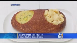 Panera Bread Introduces New Double Bread Bowl [upl. by Odnanreh]