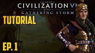 Ep 1  Civ 6 Tutorial for completely new players  Scythia [upl. by Ecnarual]