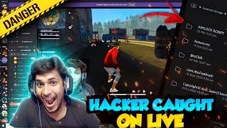 FREE FIRE SCRIPT USER EXPOSED 🤣 ON LIVE 🤣 [upl. by Asare50]