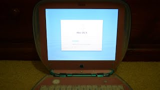 Custom Pink Flamingo iBook G3 Clamshell Boot Up [upl. by Nibbs]