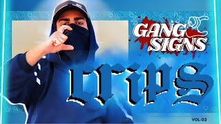 CRIPS GANG SIGNS quot CRIPS MEANING  TUTORIAL quot [upl. by Hump]