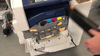 How to Replace a Drum Cartridge on Xerox 7556  7855  7970  C8055 [upl. by Rehteh816]