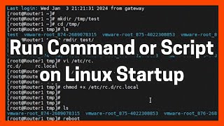 Run Application Command or Script on Linux Startup  Linux Startup [upl. by Anirrak]