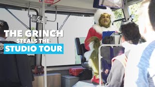 The Grinch Steals The Studio Tour  Universal Studios Hollywood [upl. by Cohe]