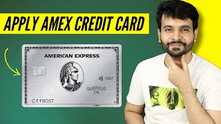 Apply American Express Credit Card  Live Process 🔥🔥 [upl. by Kiehl]