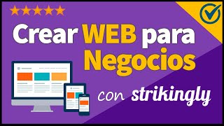 💻 CREAR una WEB para MI NEGOCIO con Strikingly 🔥 Tutorial en Español [upl. by Ettesoj]