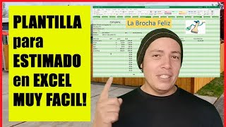 Como hacer estimados en EXCEL [upl. by Aicenev]