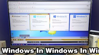 Installing Windows Inside of Windows Inside of Windows Inside of Windows [upl. by Irot442]