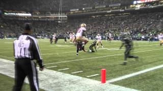 Kam Chancellor Crushes Vernon Davis Rare Angle HD and slomo 12232012 Seattle [upl. by Watson549]