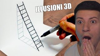 LE ILLUSIONI 3D PIÙ ASSURDE DI SEMPRE [upl. by Geldens]