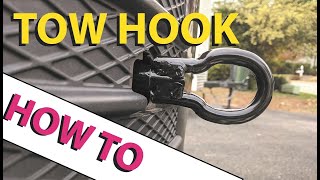 How To Install the Front Towing Eye HOW TO ESCAPE [upl. by Ramat]