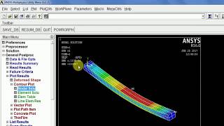 ANSYS Tutorial for Beginners  Inclined Loads  One End Hinged amp Other End Roller Support [upl. by Suter]