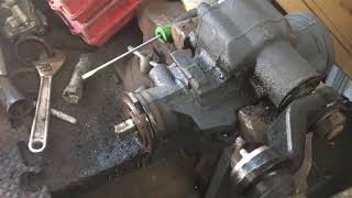 How to rebuild Chevrolet steering gearbox on pick up [upl. by Rawlinson]