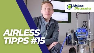 Airless Tipps 15  Reinigung eines Farbspritzgerätes [upl. by Nayab]