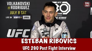 Esteban Ribovics reveals story behind El Gringo nickname talks win over Kamuela Kirk at UFC 290 [upl. by Girand]