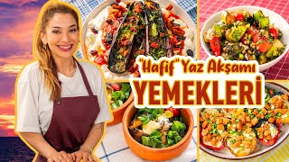 Yaz Akşamları için İdeal Kurtarıcı ve Hafif Yemek Tarifleri ☀️🍉⛱️ YAZ YEMEKLERİ [upl. by Joelynn]