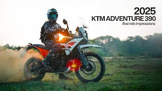 2025 KTM 390 Adventure First Ride Impressions [upl. by Derry]