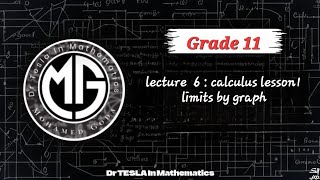 grade 11  lecture 5 calculus lesson 1 limits by graph [upl. by Koetke]