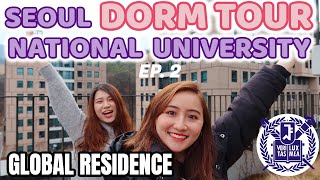 Seoul National University Global Residence Dorm Tour  KGSP GKS Scholarship 2021 [upl. by Eesdnil]