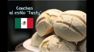 CONCHAS  Pan Dulce Mexicano  al Estilo quotTastyquot [upl. by Acimak]