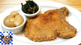 Southern Fried Pork Chops  Pork Chop Recipe [upl. by Charleen]