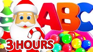 Kids Christmas Songs 3 Hours  Xmas Carols Collection  Jingle Bells Santa Claus Rudolf Frosty [upl. by Gilchrist]