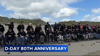 DDay 80th Anniversary World War II veterans world leaders gather to remember invasion on beaches [upl. by Zashin]