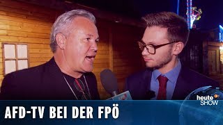 UndercoverReporter Fabian Köster bei der FPÖ  heuteshow vom 04102019 [upl. by Pomona969]