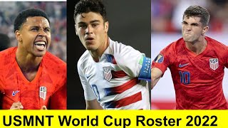 Predicting the USMNT 2022 World Cup Roster [upl. by Ailalue]