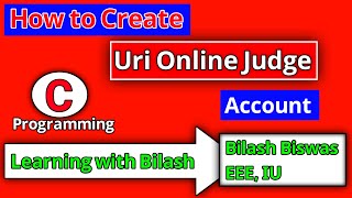 How to create Uri Online Judge Account  C Programming [upl. by Adara]