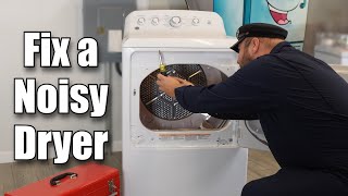 GE Dryer Makes Squeaking Grinding or Other Noises  How to Fix [upl. by Buchalter]