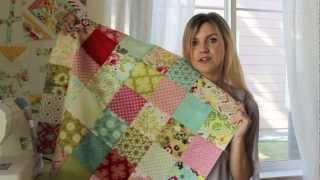 Patchwork Chain Piecing and Nesting Seams How To [upl. by Manwell]