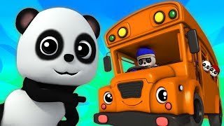 Le ruote del bus  Canzoni per bambini  rime in italiano  Wheels on the Bus  Kids Tv Italiano [upl. by Nortad800]