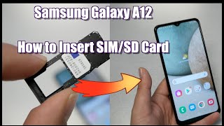 Samsung Galaxy S22  How to Install a SIM Card [upl. by Neelrahs]