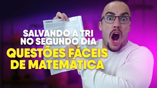 Como resolver as QUESTÕES MAIS FÁCEIS de matemática do ENEM [upl. by Spratt722]