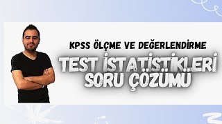 İSTATİSTİKTEST SORU ÇÖZÜMÜ1 [upl. by Cohbath320]