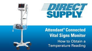 Taking Temperature with the Attendant Vitals Signs Monitor [upl. by Alikee344]