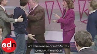 quotIm not having thisquot Rare footage of Anna Soubry breaking up live TV studio brawl in 1988 [upl. by Lilia]