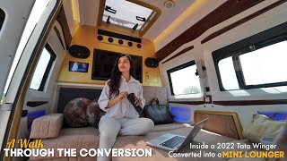 Tour our 2022 TATA Winger based Mini Lounger on Wheels  Motorhome Adventures [upl. by Fronnia]