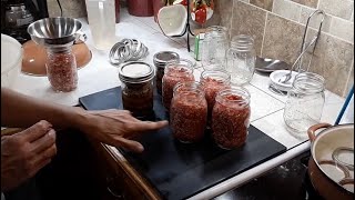 Pork Sausage PATTIES in a JAR [upl. by Kleinstein]