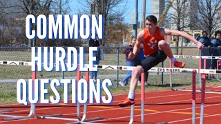 Answering Commonly Asked Hurdling Questions 110 and 300m Hurdles [upl. by Notlef683]