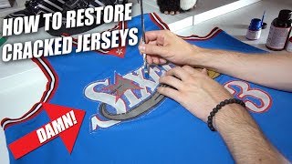 How to Restore Faded amp Cracked Jerseys  A Quick Thrift Fix [upl. by Niac]