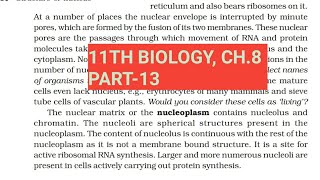 Class 11 biology Ch8Part13Nucleus amp MicrobodiesStudy with Farru [upl. by Koffman]