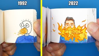 Remaking My Favorite Flipbook 30 YEARS LATER [upl. by Fotinas]